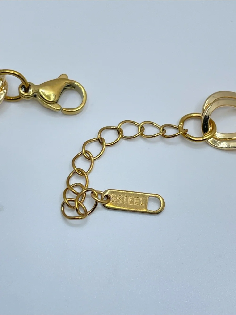 Stainless Steel Gold Chain Link Necklace Modern Minimalist Statement Classic